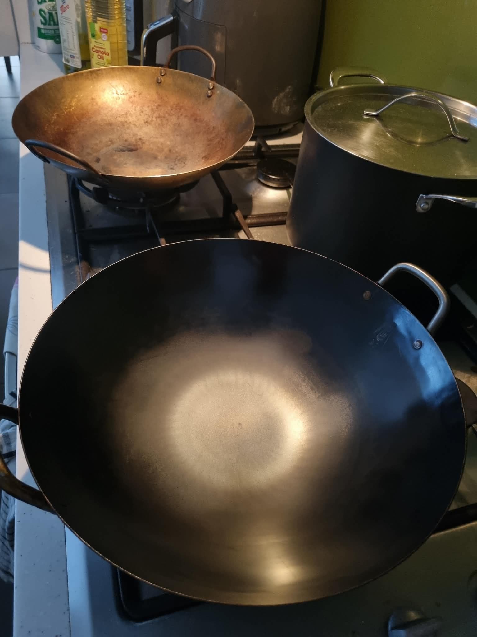 Japanese wok after seasoning